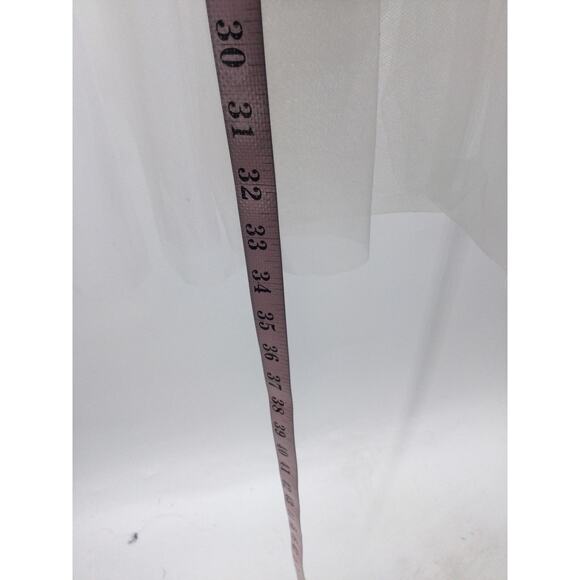 GIRL'S PARTY DRESS SZ 2 Y white lace embellished short sleeve flower maxi B101 - Picture 5 of 7